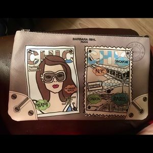 Barbara Rihl zipper pouch.